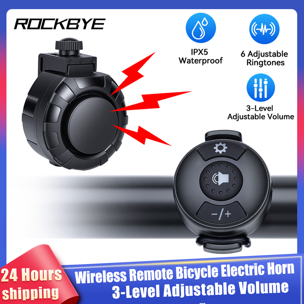 Bell Handlebar Ring - Rockbye Bike Electric Bell Rechargeable MTB