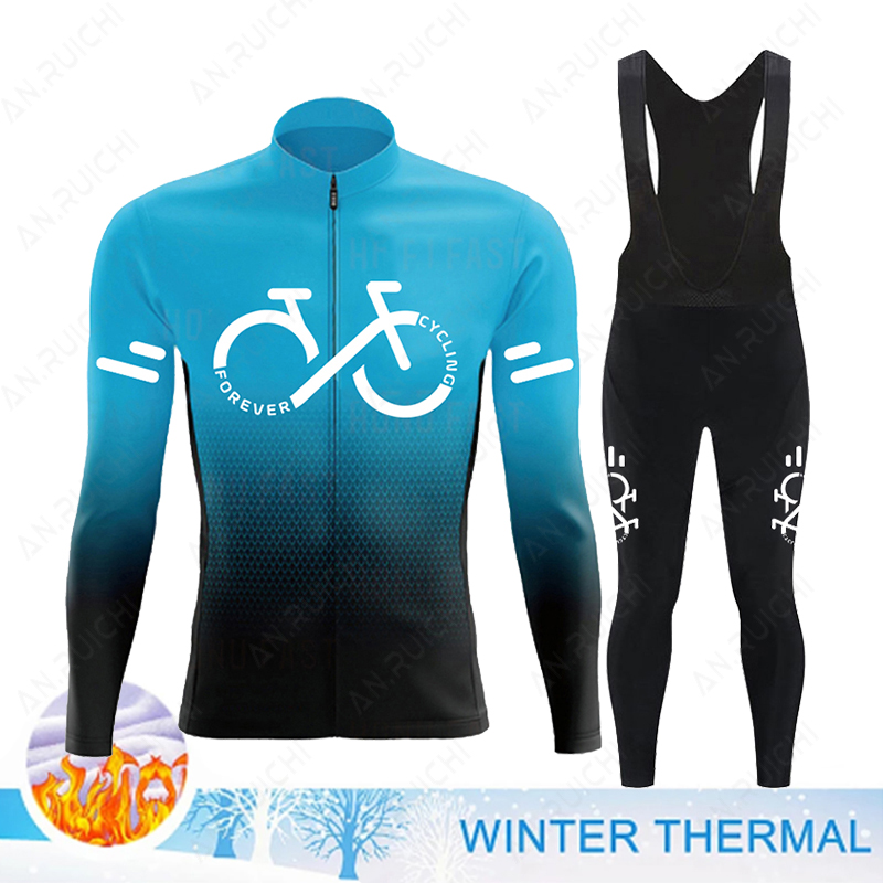 Cycling Community - 2023 Winter Thermal Fleece Cycling Jersey