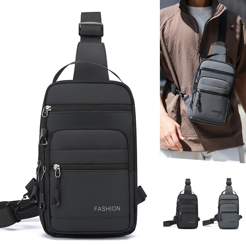 Cycling Commuter Bag - Chest Bag for Men Water Repellent