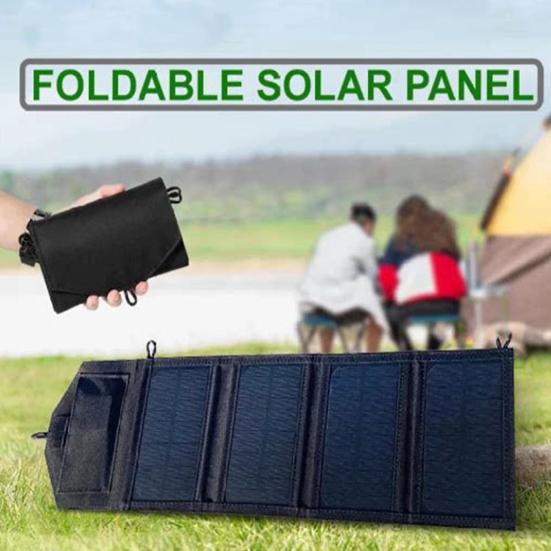 Usb Charger Dynamo - 20W 6-Fold Portable Foldable Solar Charger