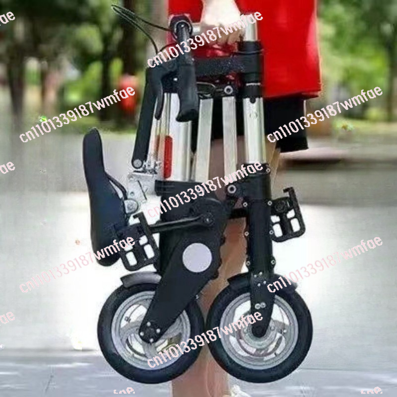 Cycling Commute Distance - 8 Inch Mini Folding Bicycle Lightweight
