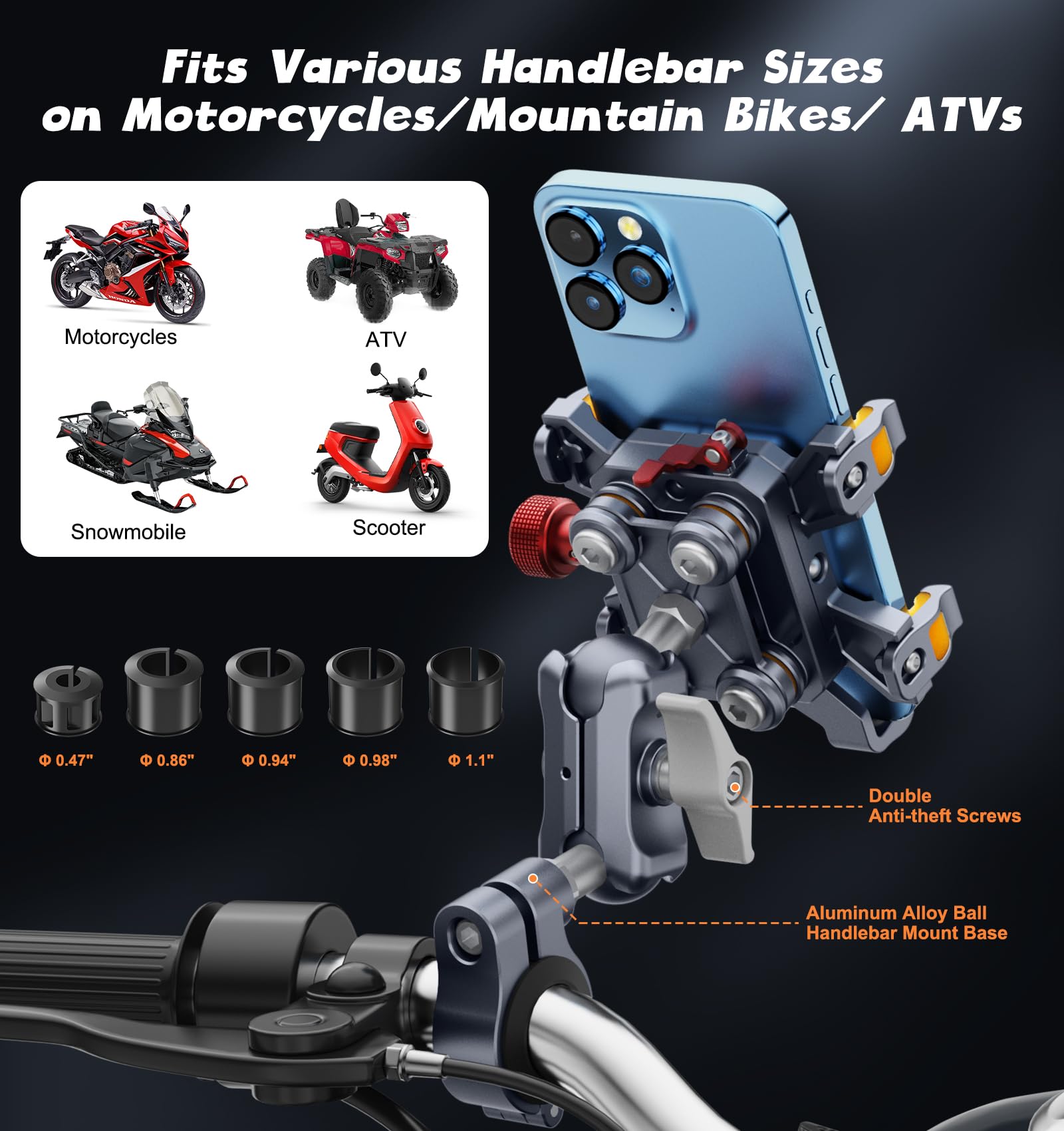 Heavy-Duty Motorcycle Phone Mo - огляд і ціна U Lock Heavy Duty
