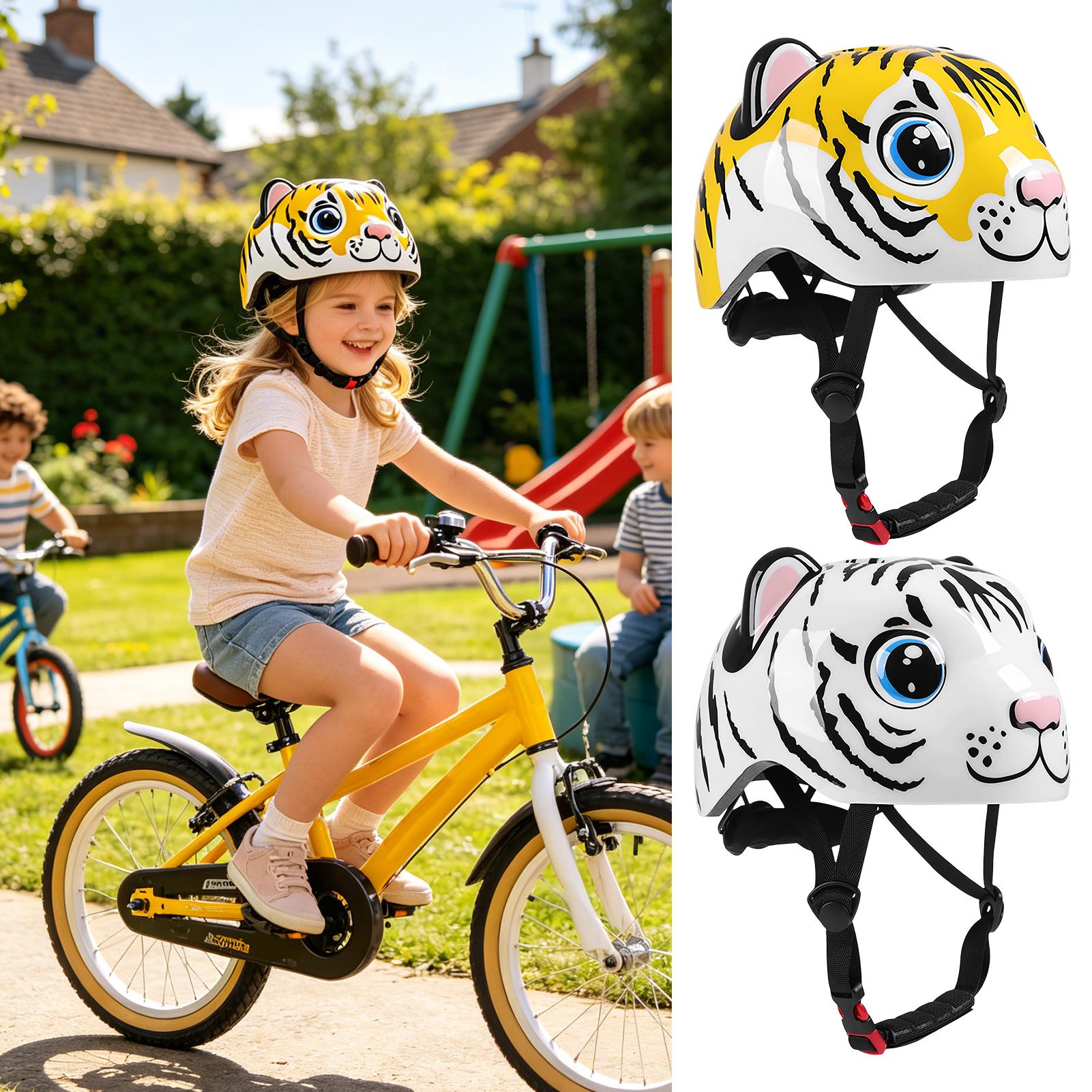 Helmet For Kids Tiger Pattern  - огляд і ціна Commute Cycling Helmet