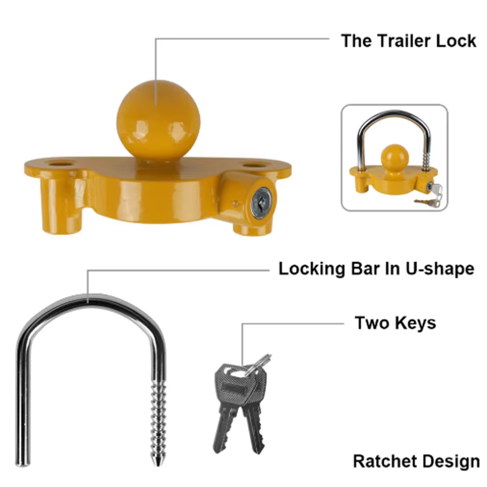 Heavy Duty Trailer Hitch Lock  - огляд і ціна U Lock Heavy Duty