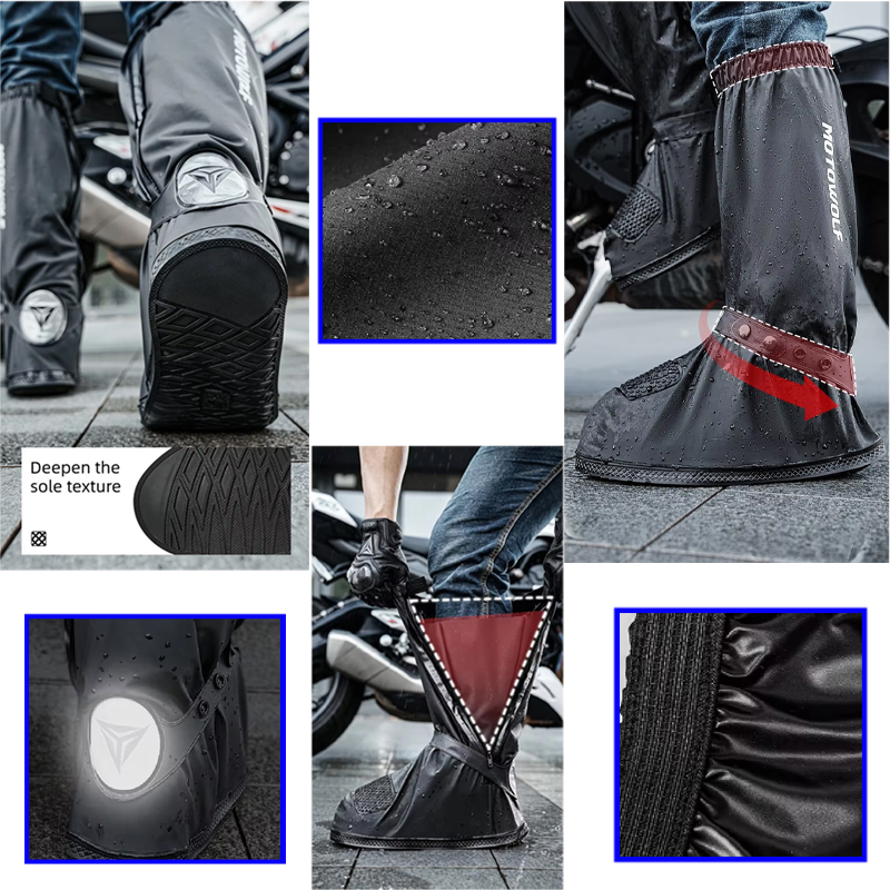Outdoor commuting Tube Rain Sh - огляд і ціна Cycling Shoes For Commute