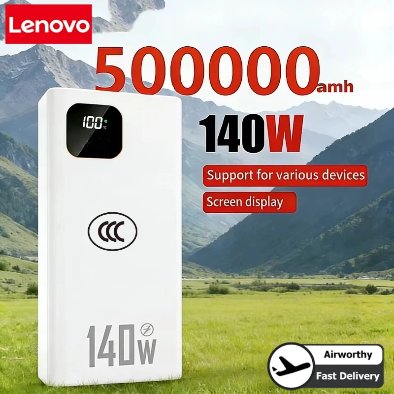 Lenovo 140W 500000mAh Ultra Ca - огляд і ціна Usb Charger Dynamo
