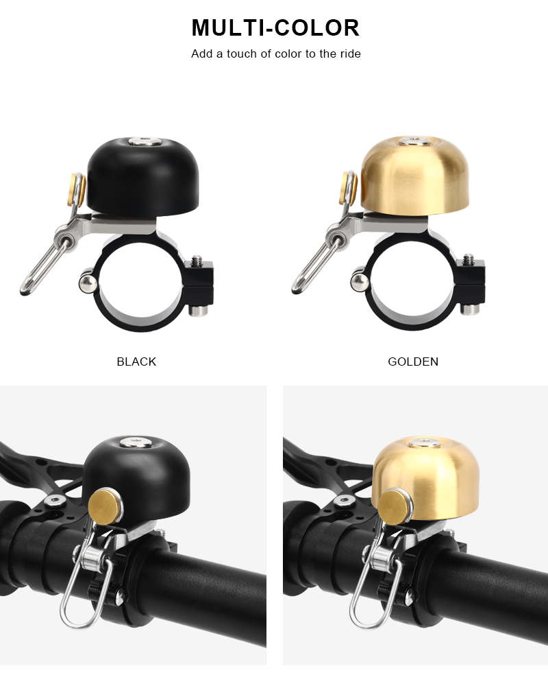 Retro Bicycle Bell Copper Clas - огляд і ціна Bell Handlebar Ring