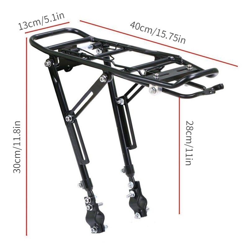 1PC Alloy Rear Bicycle  Rack C - огляд і ціна Cycling Commuter Bag