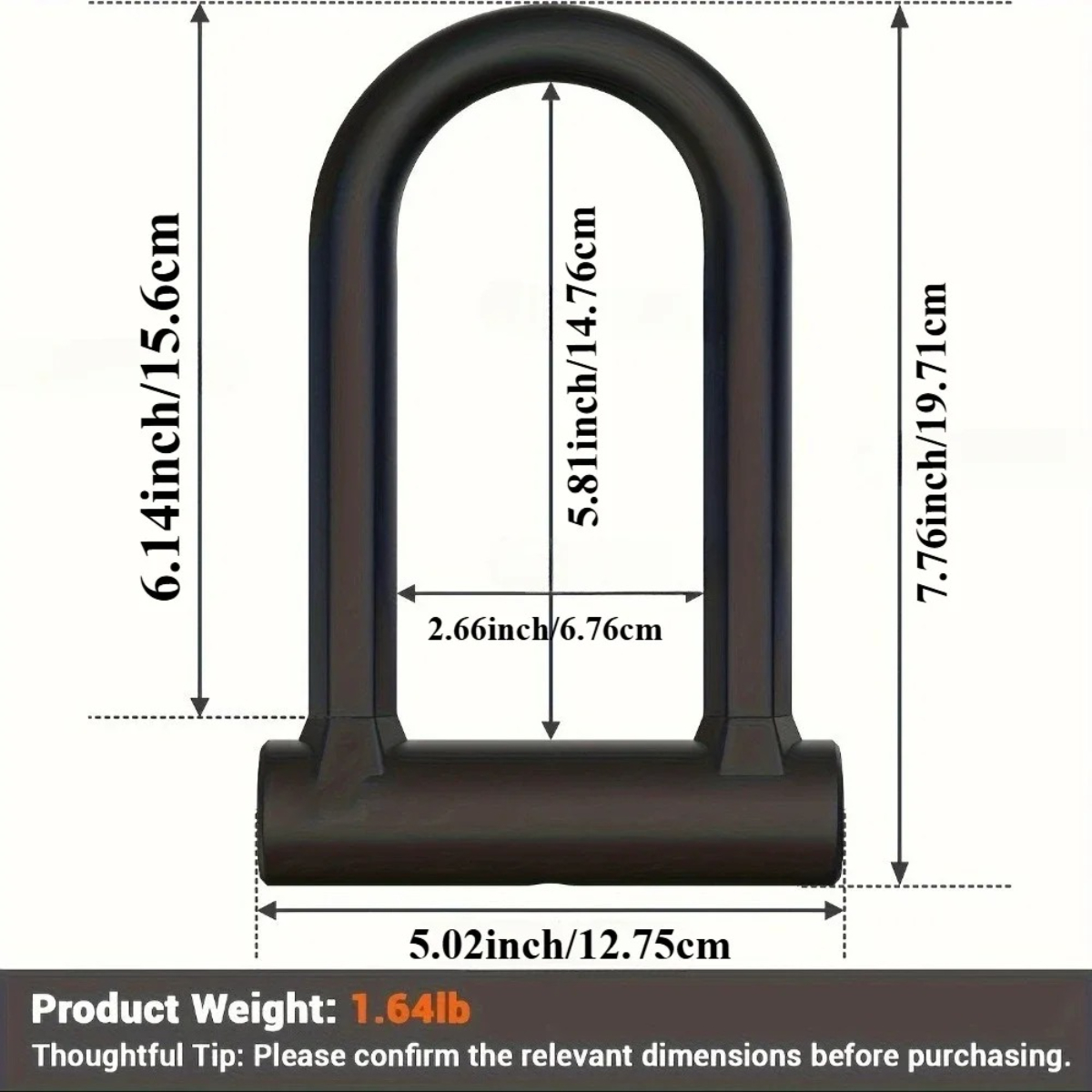 Bike Lock Heavy Duty Anti Thef - огляд і ціна U Lock Heavy Duty