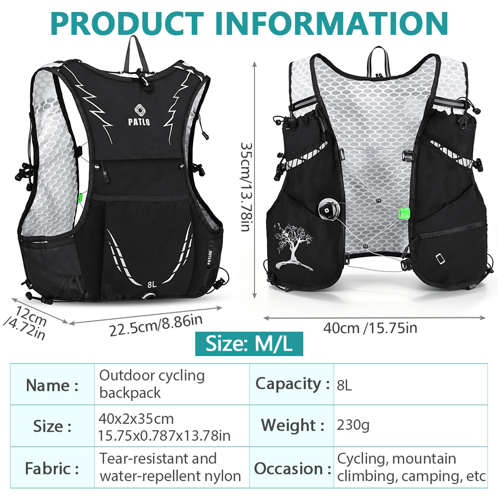 2026 New 8L Outdoor Trail Runn - огляд і ціна Cycling Commute Backpack