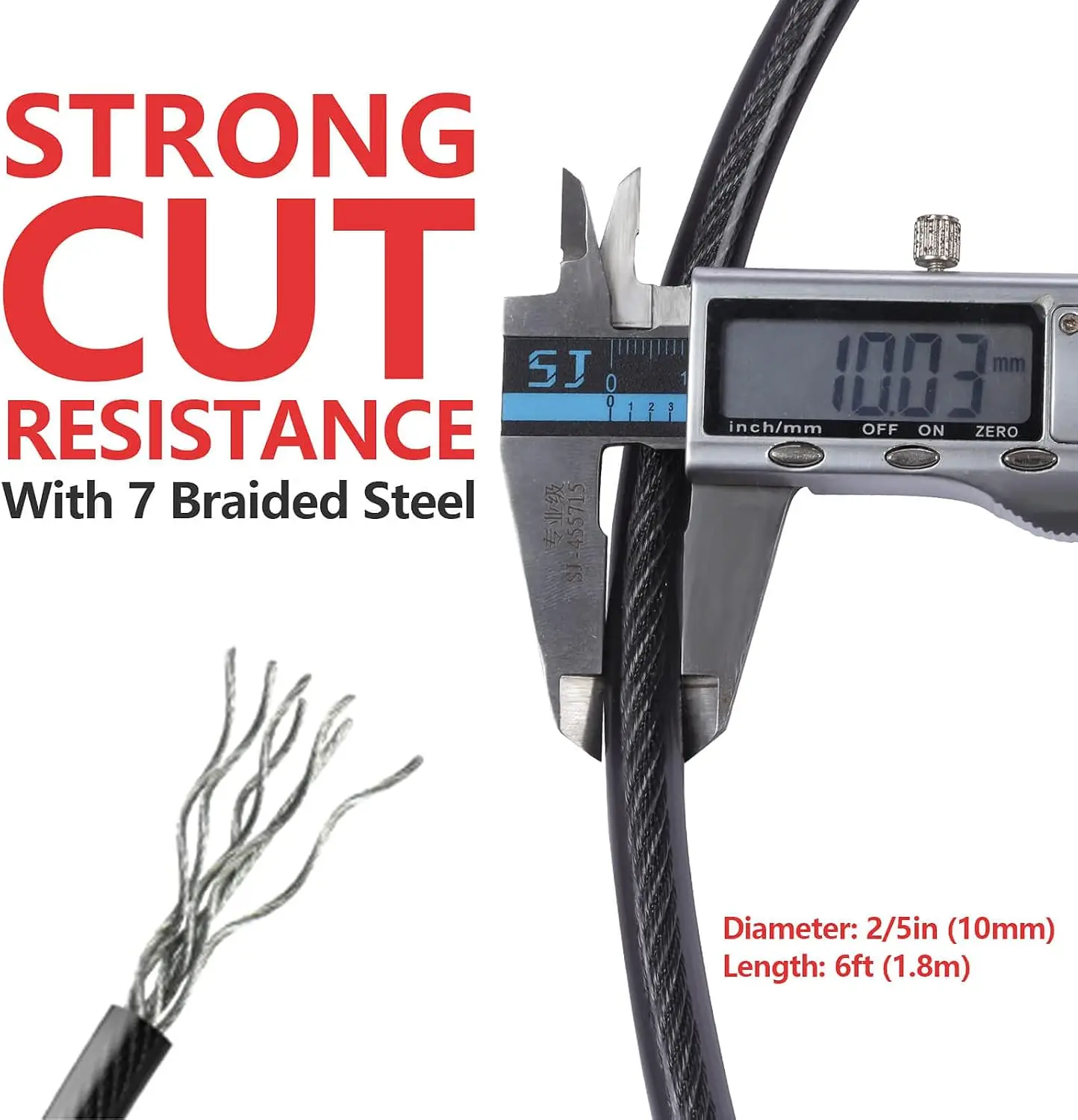 DELSWIN Security Steel Cable w - огляд і ціна U Lock Heavy Duty