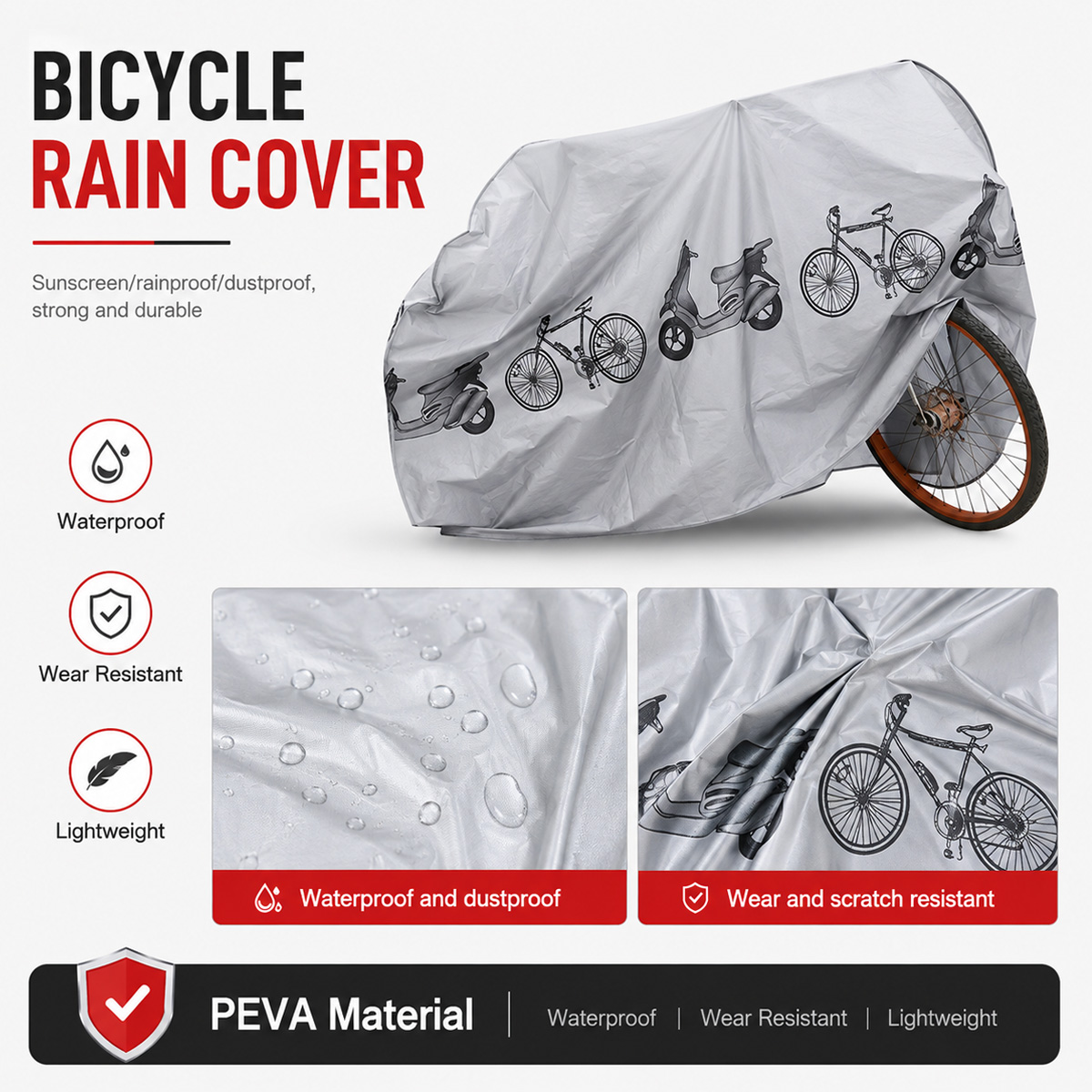 PINMOAP Universal Bicycle Rain - огляд і ціна Cycling Commuter Bag