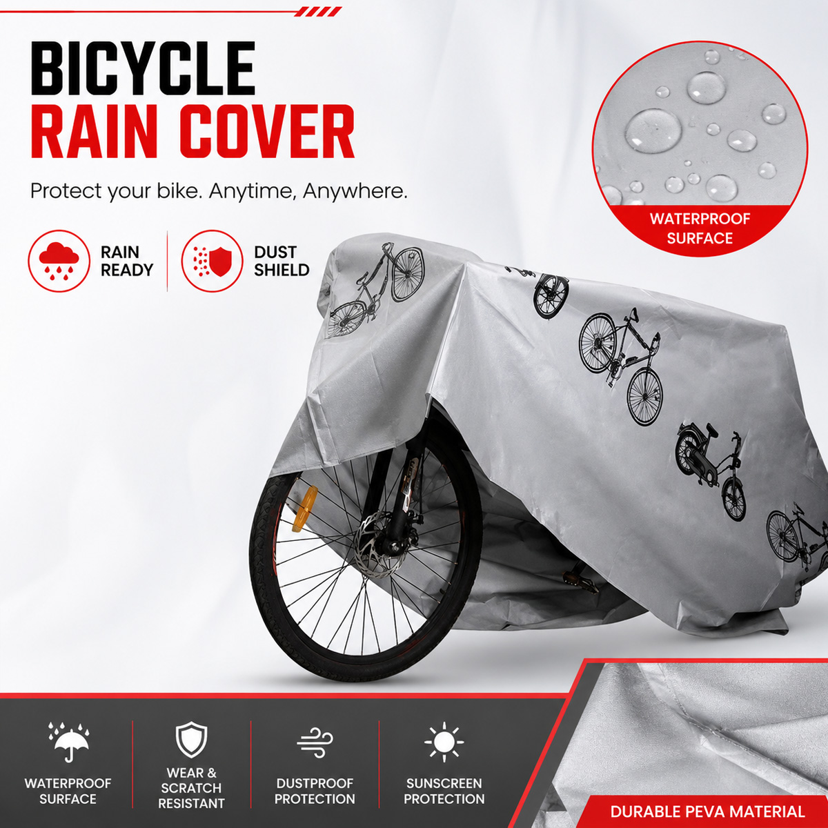 PINMOAP Universal Bicycle Rain - огляд і ціна Cycling Commuter Bag