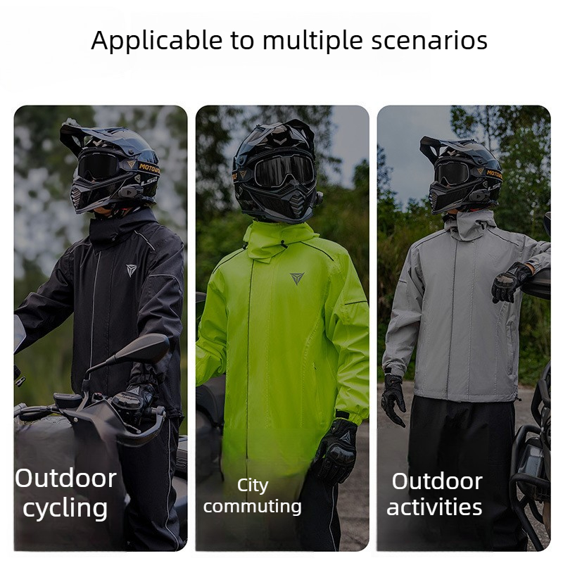 Motorcycle Rain Suit Waterproo - огляд і ціна Cycling Commute Rain