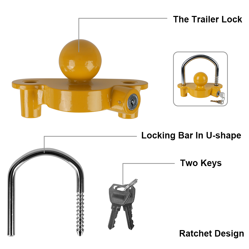 Tow Ball Security Anti-Theft T - огляд і ціна U Lock Heavy Duty
