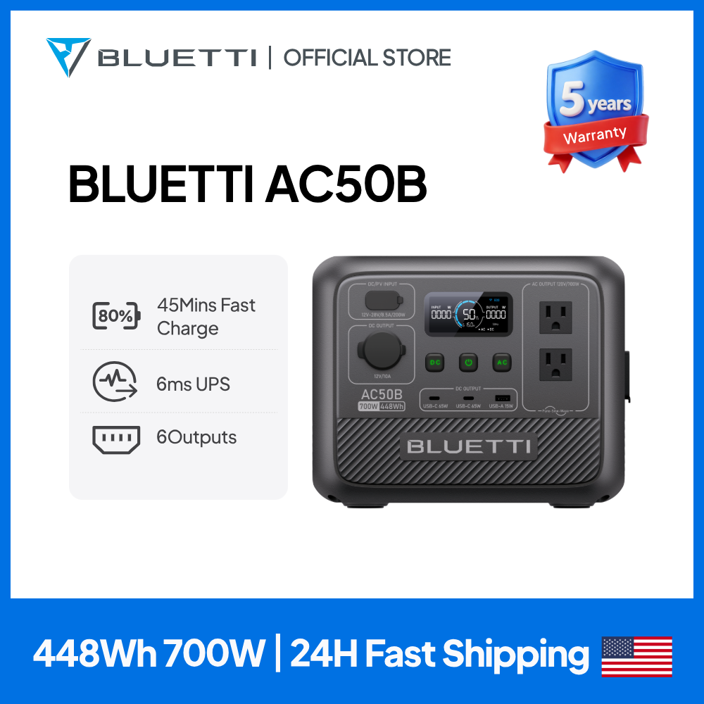 BLUETTI AC50B Portable Power S - огляд і ціна Usb Charger Dynamo