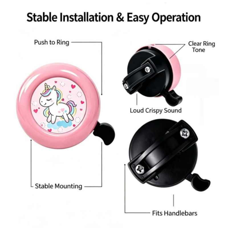 Cycling Ring Cartoon Bicycle B - огляд і ціна Bell Handlebar Ring
