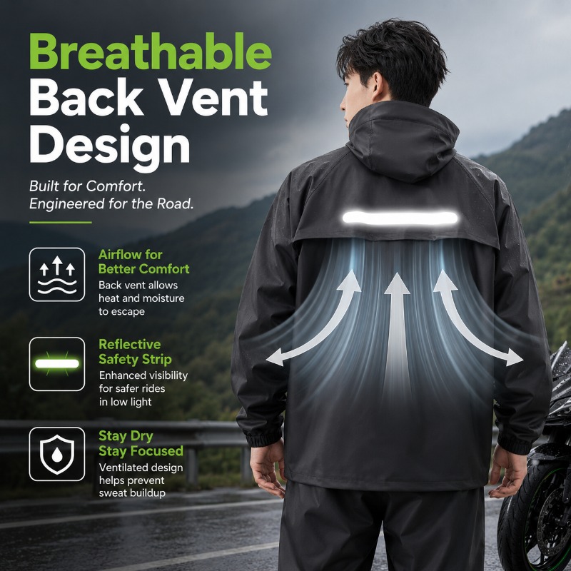 Unisex 2-Piece Waterproof Cycl - огляд і ціна Cycling Commute Rain