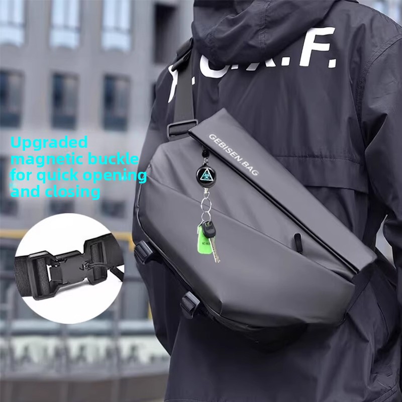 Magnetic Buckle Men Crossbody  - огляд і ціна Cycling Commuter Bag