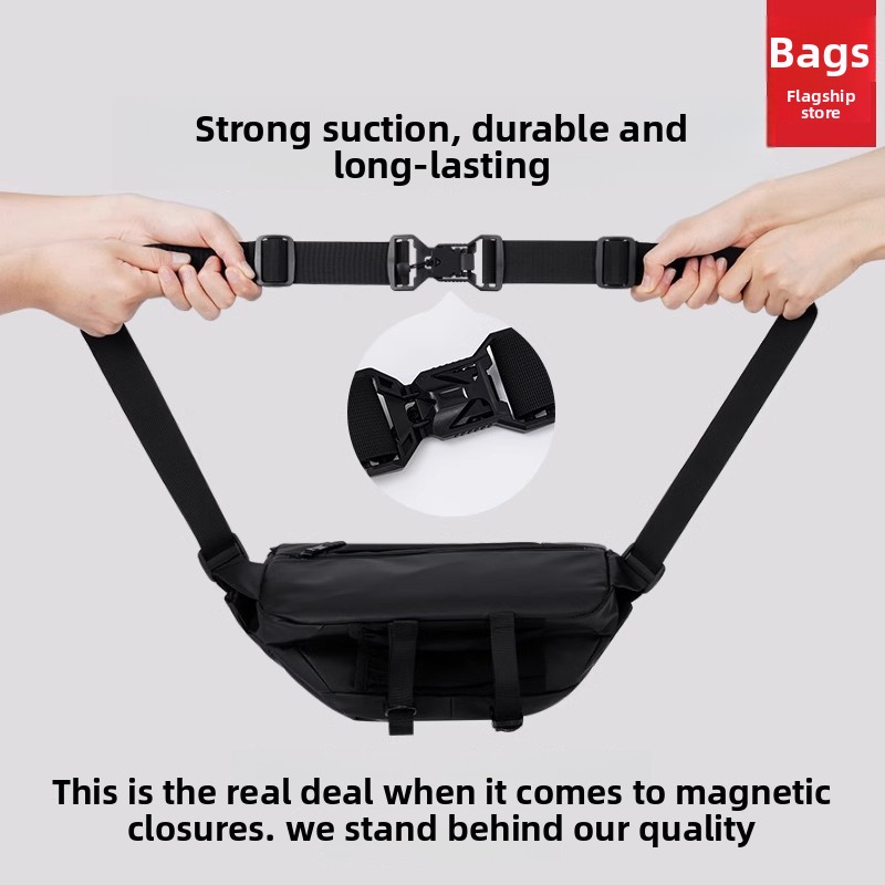 Magnetic Buckle Men Crossbody  - огляд і ціна Cycling Commuter Bag