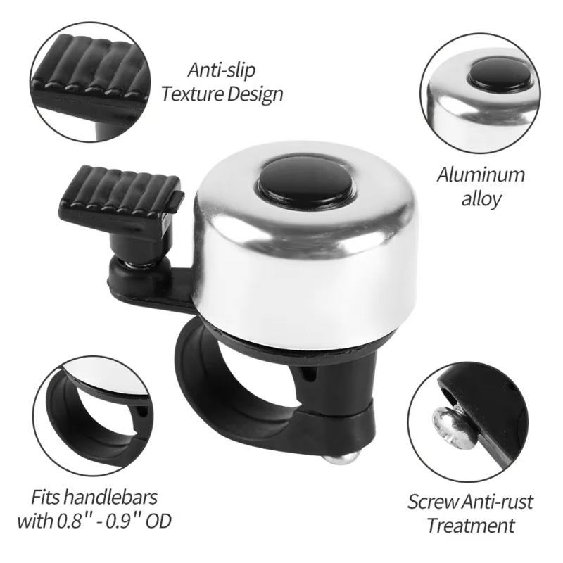 Bike Bell Aluminium Alloy Moun - огляд і ціна Bell Handlebar Ring